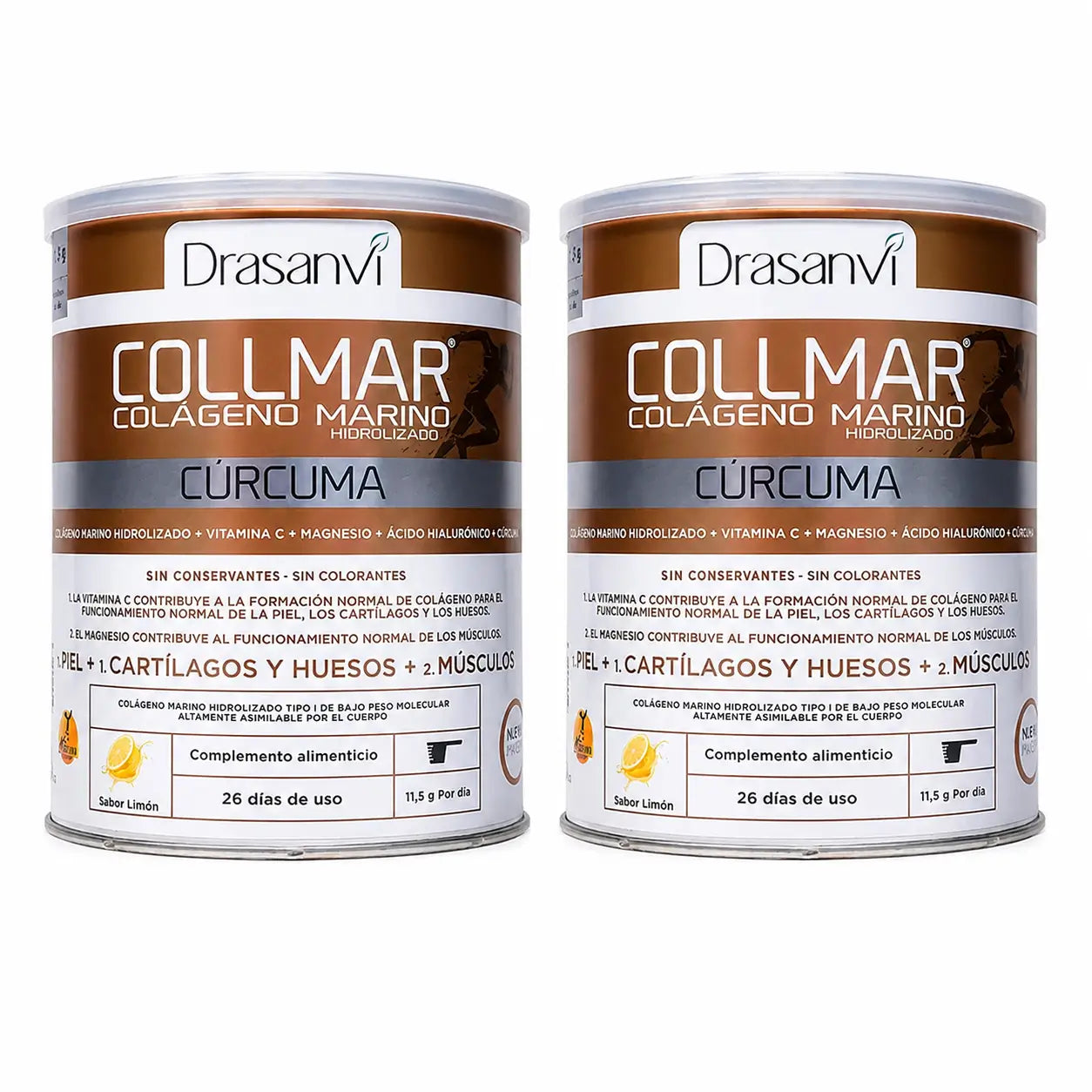 Drasanvi Collmar Magnésium Curcuma Lemon Pack 2 x 300 grammes
