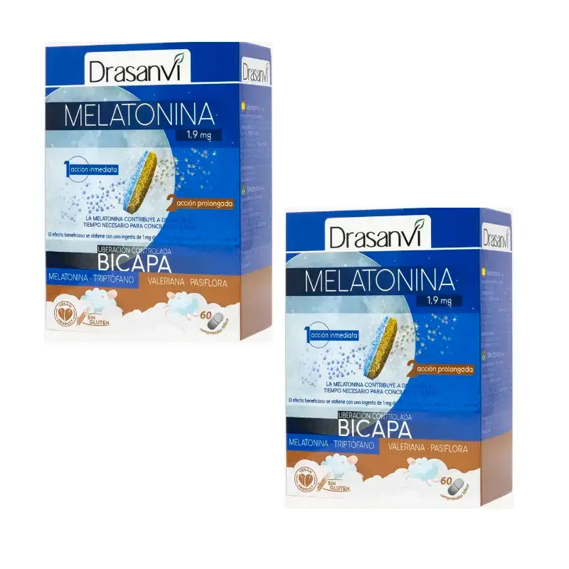 Drasanvi Melatonin Bilayer Retard , 2X60 Tablets