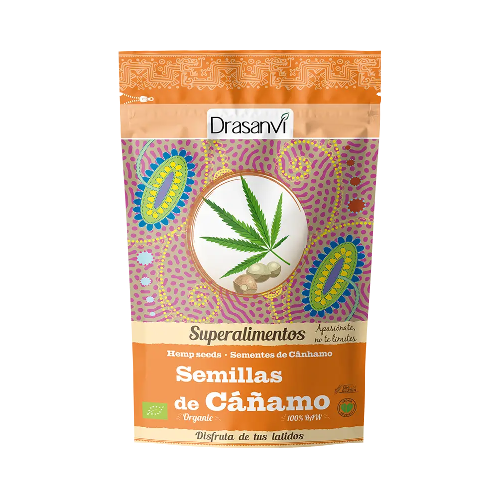 Drasanvi Hemp Seed Bio Doypack Superfoods, 225 grams