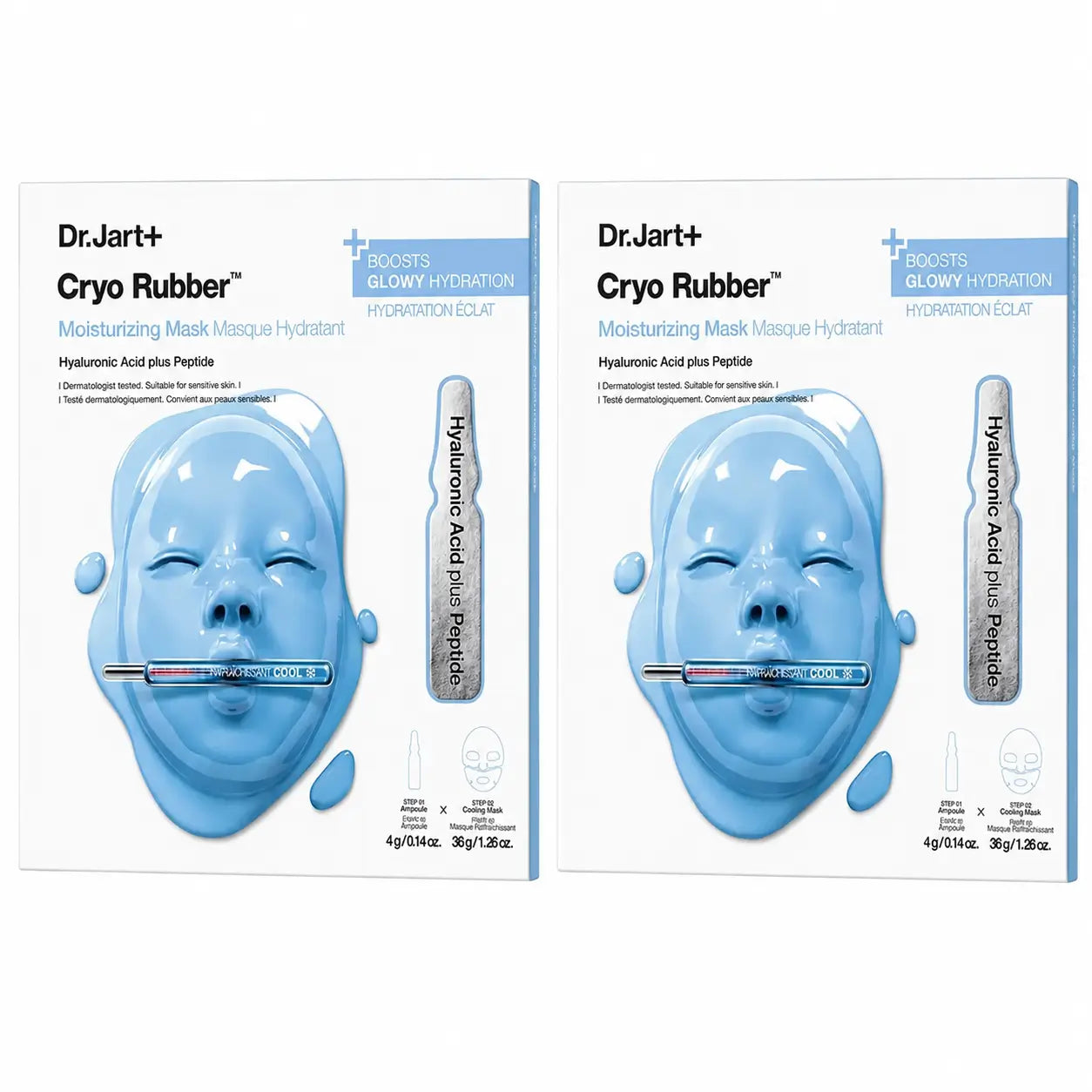 Jart+ Cryo Rubber Moisturizing Mask, pack 2