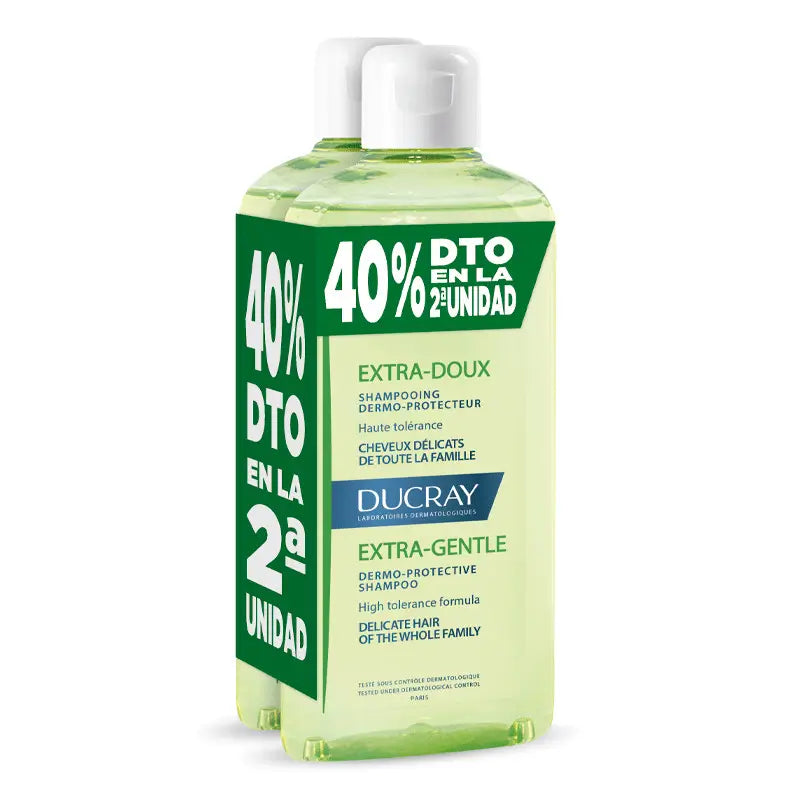 Ducray Dermoprotective Balancing Shampoo 2X400 ml