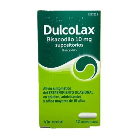 Dulcolax Bisacodyl 10 mg, 12 suppositories