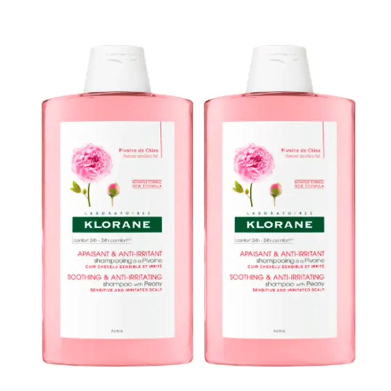 Klorane Peony Shampoo Pack Bio, 400 ml