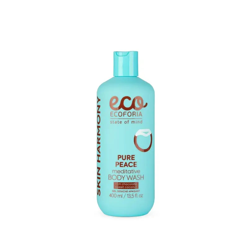 Gel douche « Méditation » au chocolat et à la noix de coco d'Ecoforia, 400 ml