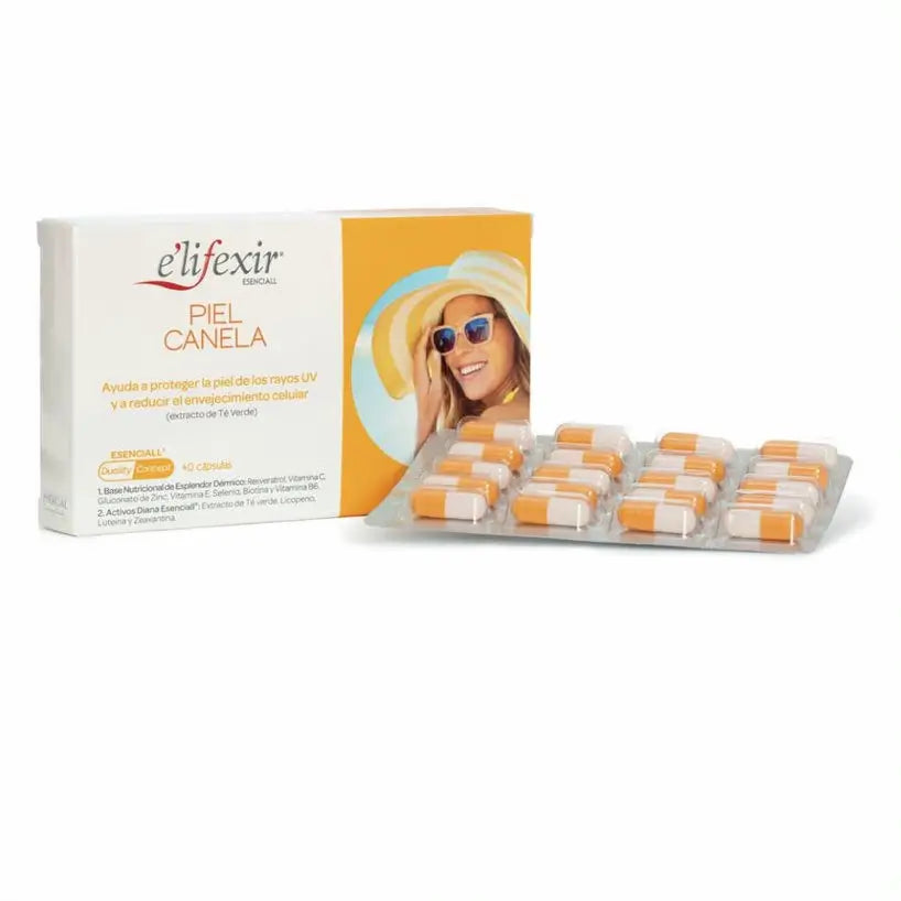 Elifexir Essential Cinnamon Skin Tanning Accelerator 40 Capsules