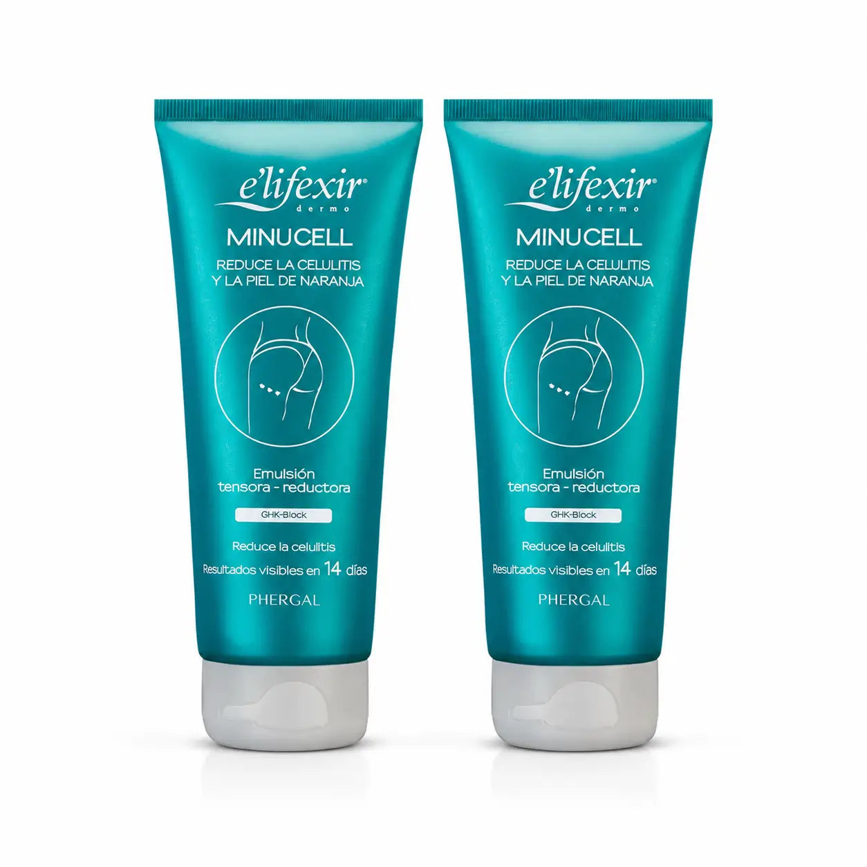 Elifexir Minucell Crème Anti-Cellulite Raffermissante 200ml, pack 2
