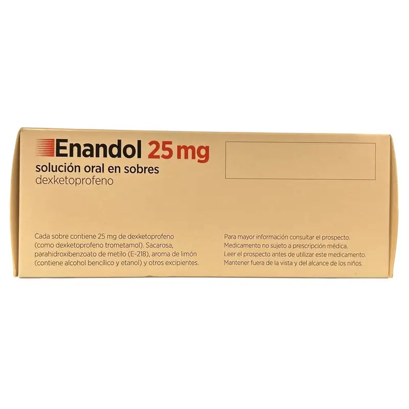 Enandol 25 Mg, 16 sachets solution orale