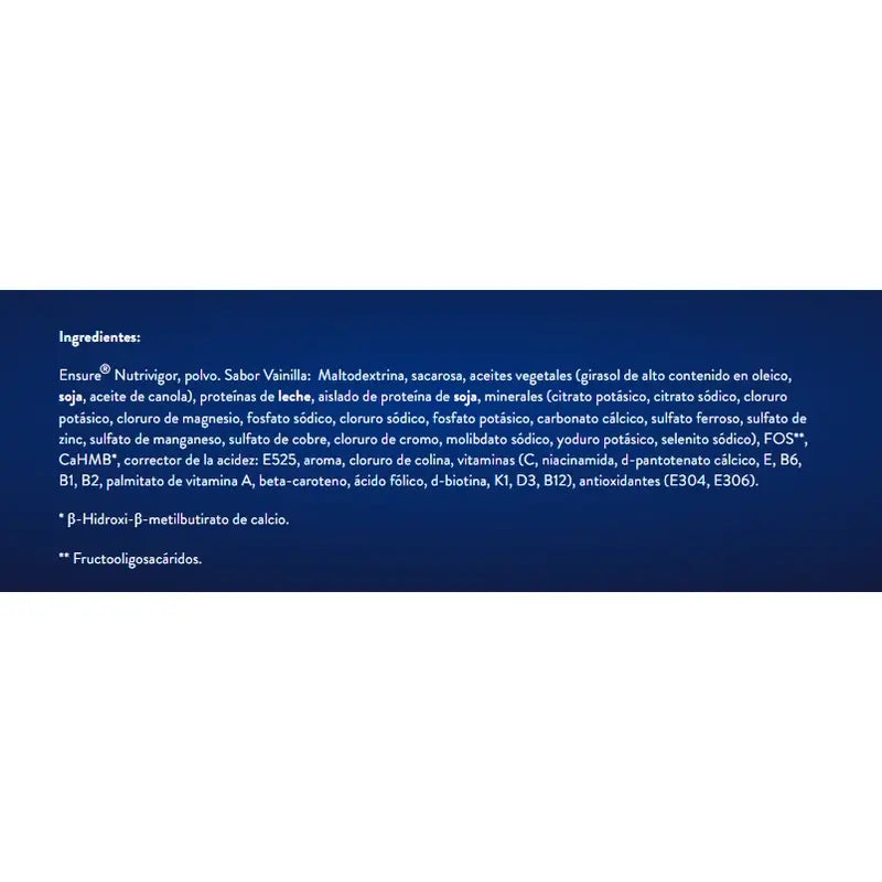 Ensure Nutrivigor Vanille Boîte 3x850g