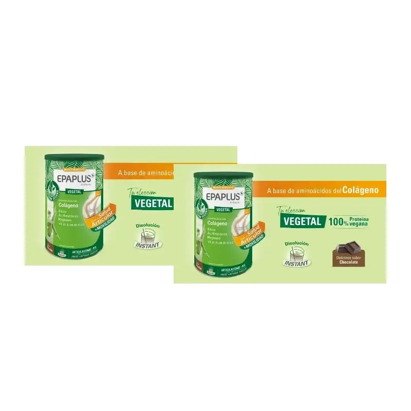 Epaplus Arthicare Collagène d'origine végétale, saveur chocolat, 30 comprimés, lot de 2