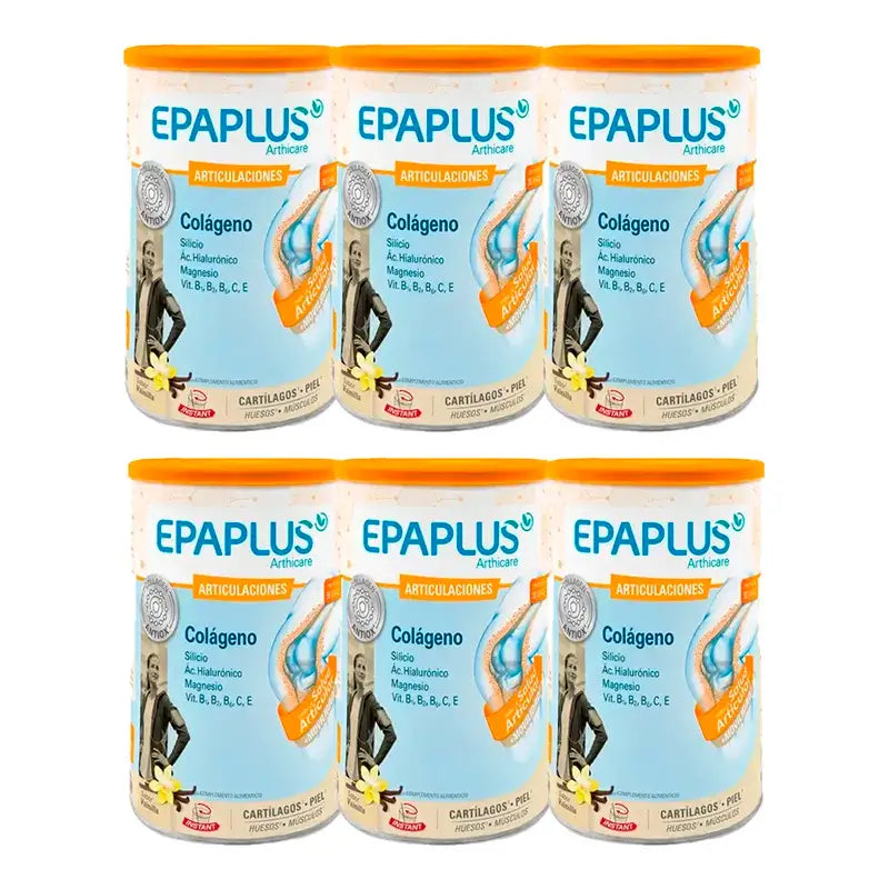 Epaplus Arthicare Collagen Vanilla Flavour, Pack 6 x 328 grams