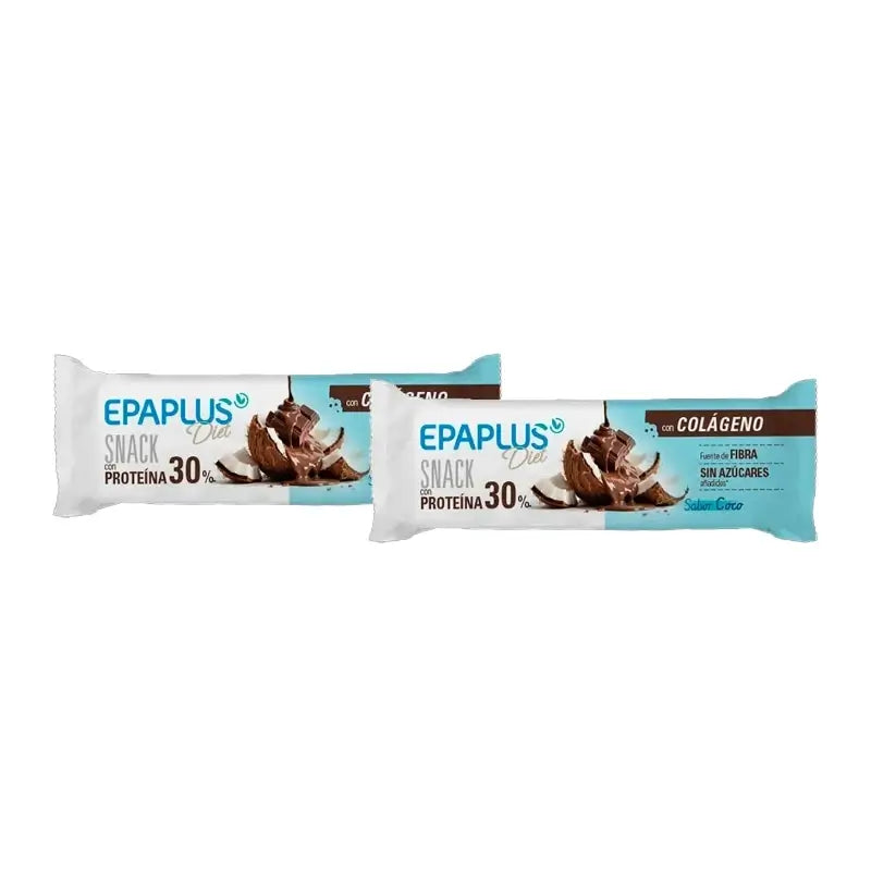 Epaplus Diet Snack, saveur noix de coco, lot de 2