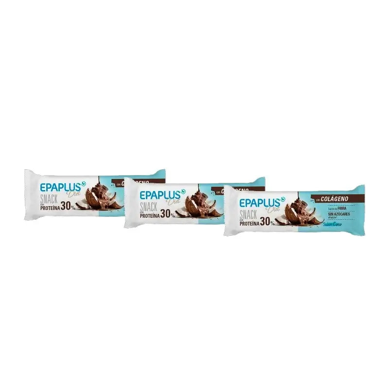 Epaplus Diet Snack, saveur noix de coco, lot de 3