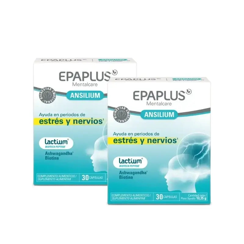 Epaplus Mentalcare Ansilium, 30 gélules, lot de 2