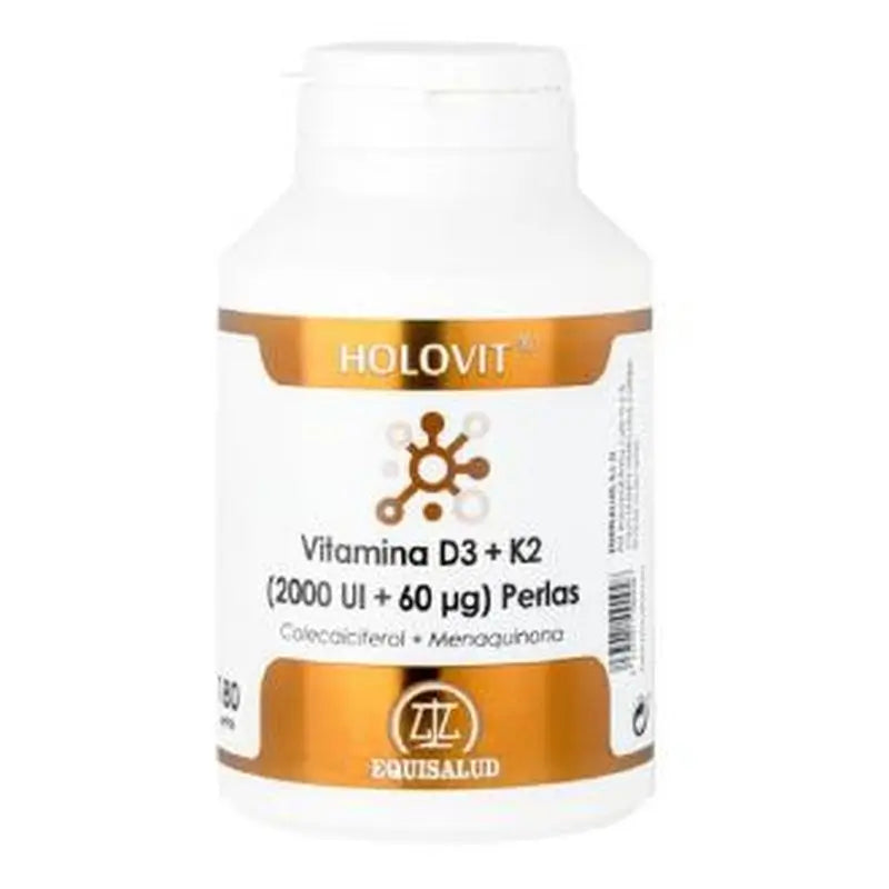 Equisalud Holoram Vitamin D3 2000Ui + K2 180µg Pearls