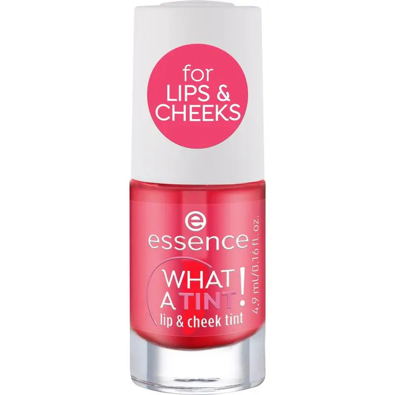 Essence What A Tint! Lip & Cheek Tint Red, 4.9 ml
