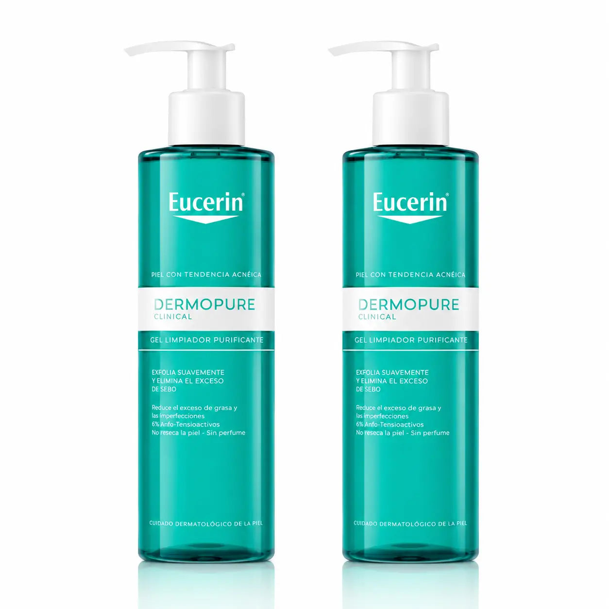 Eucerin Dermopure Cleansing Gel, 400ml, pack 2