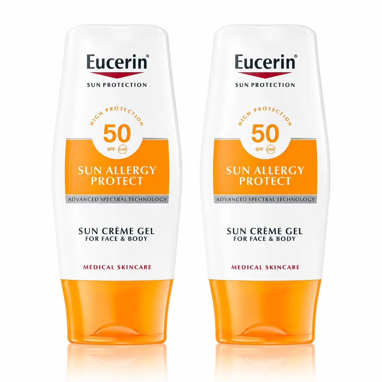 Eucerin Allergy Sun Gel Creme Allergy, 150 Ml, pack 2