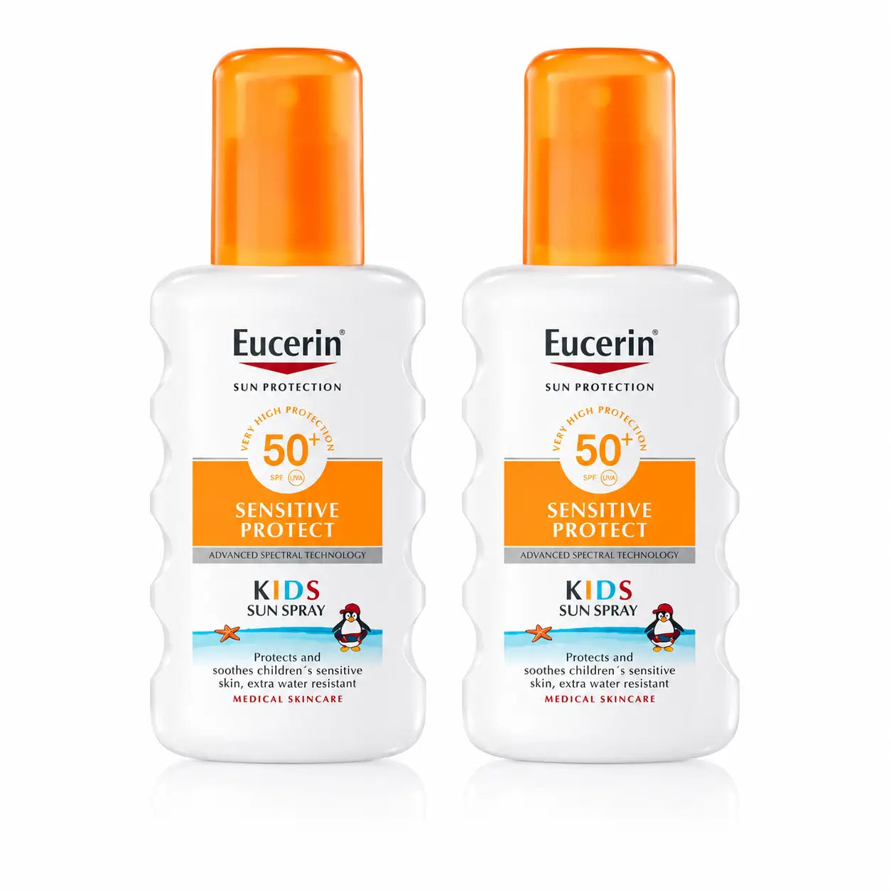 Eucerin Solar Sensitive Protect Kids Kids Sun Spray Spf50+ 200 Ml, pack 2