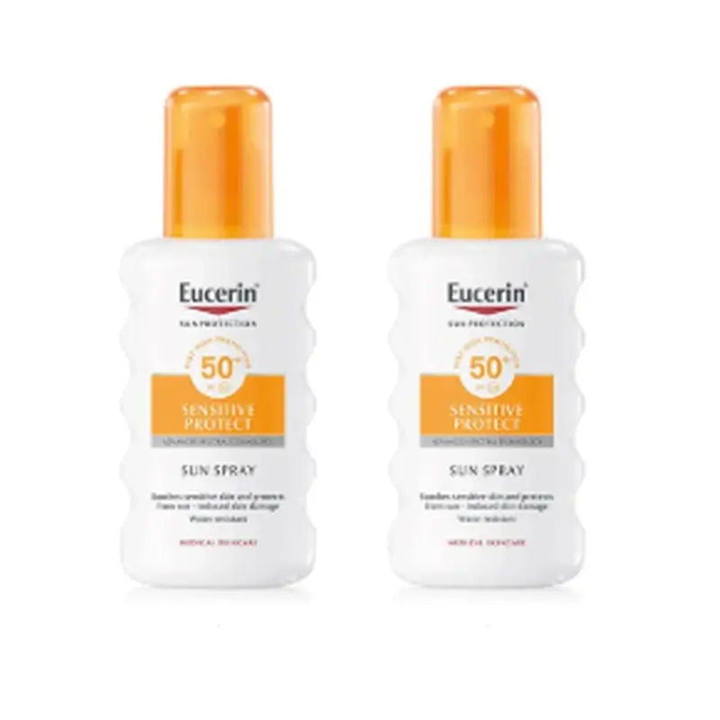 Eucerin Solar Sensitive Protect Sun Spray SPF50, 2x200 ml