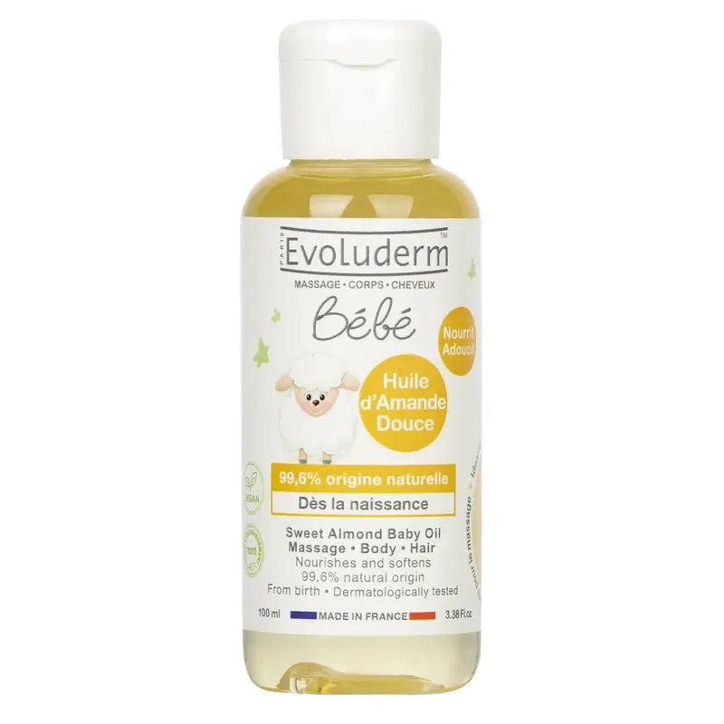 Evoluderm Huile d'amande douce, 100 ml