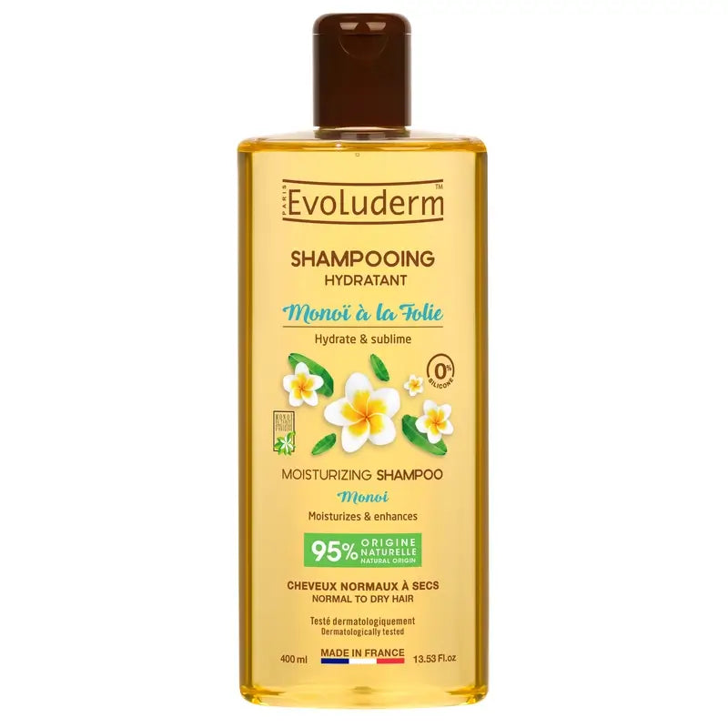 Evoluderm Shampooing au monoï, 400 ml