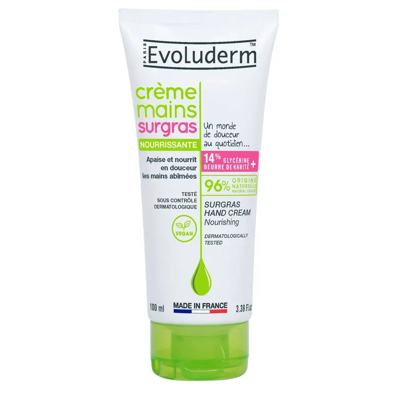 Evoluderm Surgras Crème pour les mains, 100 ml