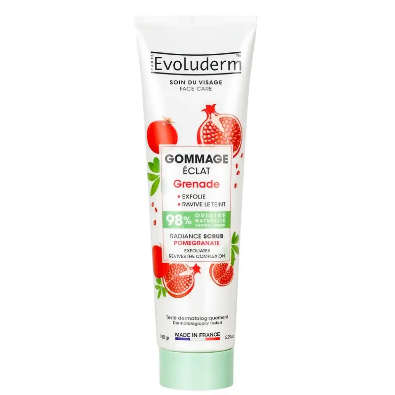 Evoluderm Gommage éclatant à la grenade, 150 g