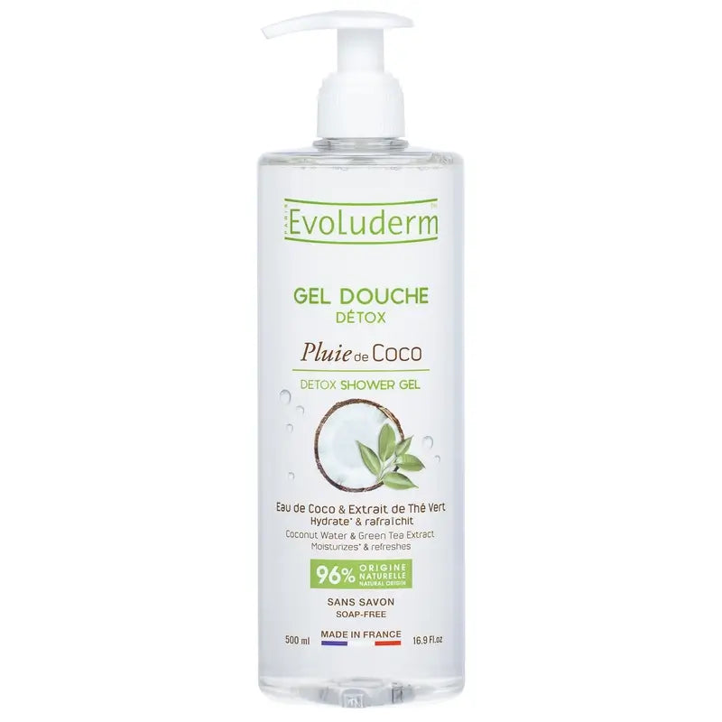 Evoluderm Gel douche Coconut Detox, 500 ml