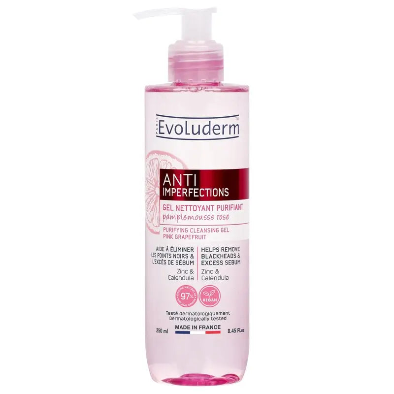Gel purifiant Evoluderm, 250 ml