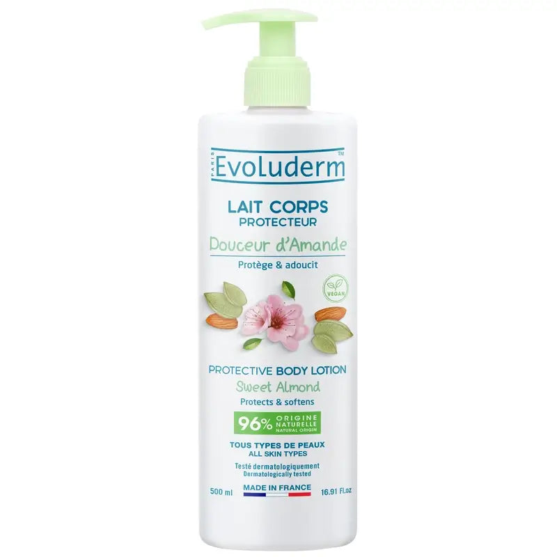 Evoluderm Lait corporel à l'amande douce, 500 ml