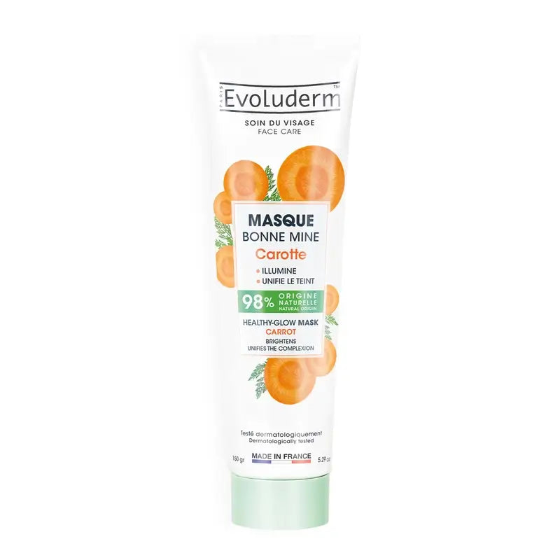 Evoluderm Masque visage à la carotte, 150 g