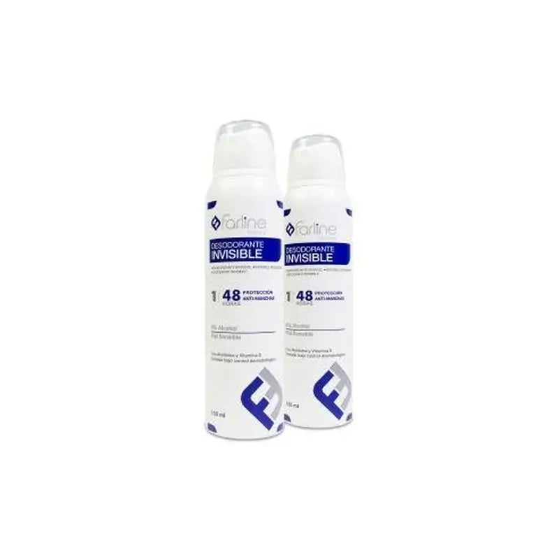 Farline Men's Deodorant Spray Pack 2 X 150 Ml