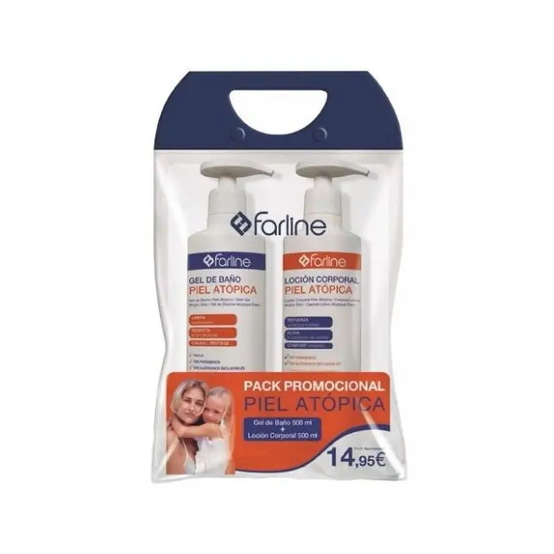 Farline Pacl Atopic Skin Body Lotion + Atopic Skin Bath Gel