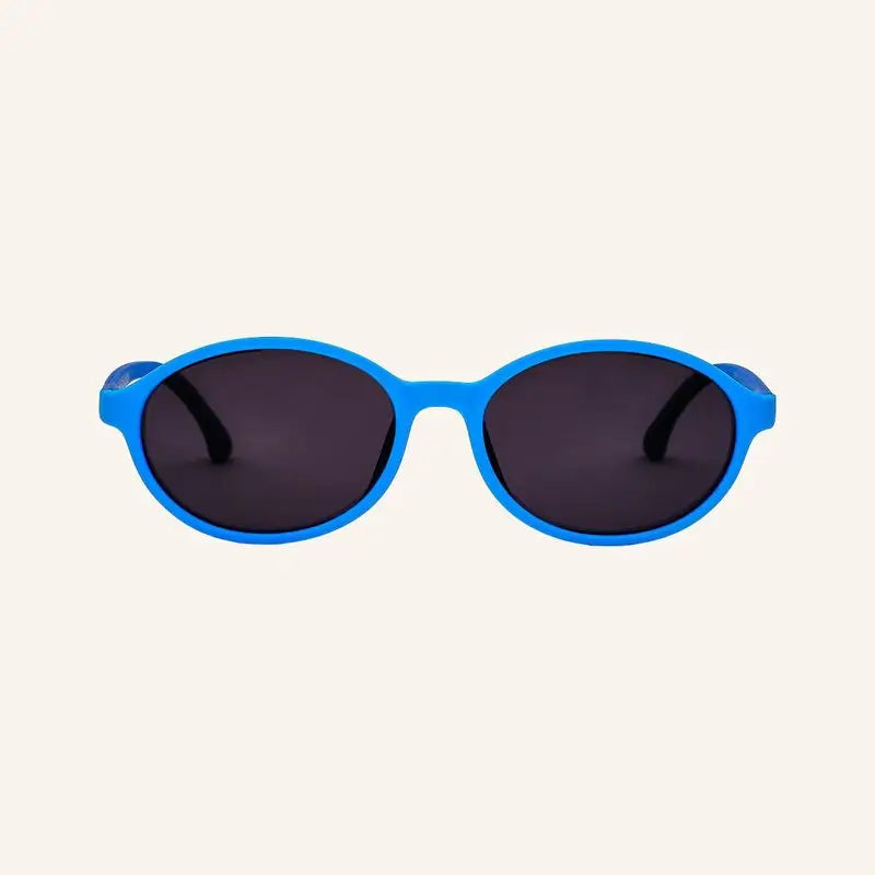 Farmamoda Lunettes de soleil polarisantes pour enfants Celeste & Navy Oval, 25 gr
