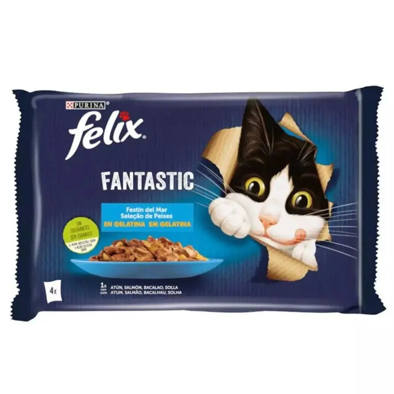 Felix Fish Selection 12X4X85Gr, wet food for cats