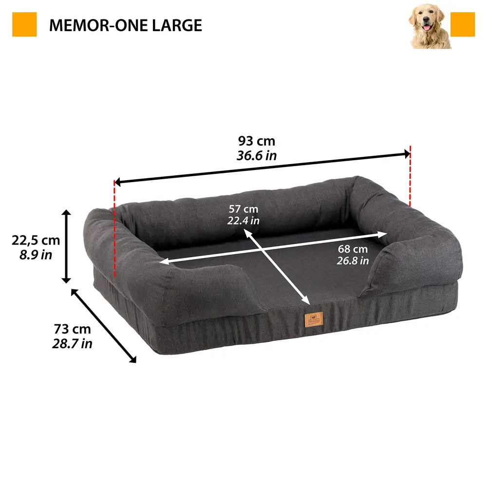 Ferplast Viscoelastic Bed Memor One L 93x73x22,5 Cm