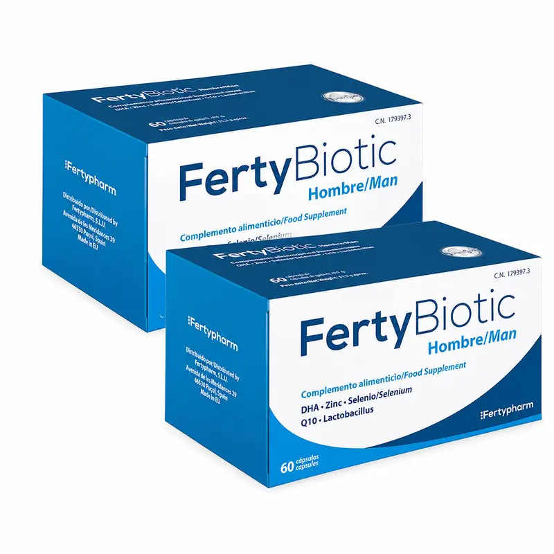Fertybiotic Homme, lot de 2 x 60 gélules