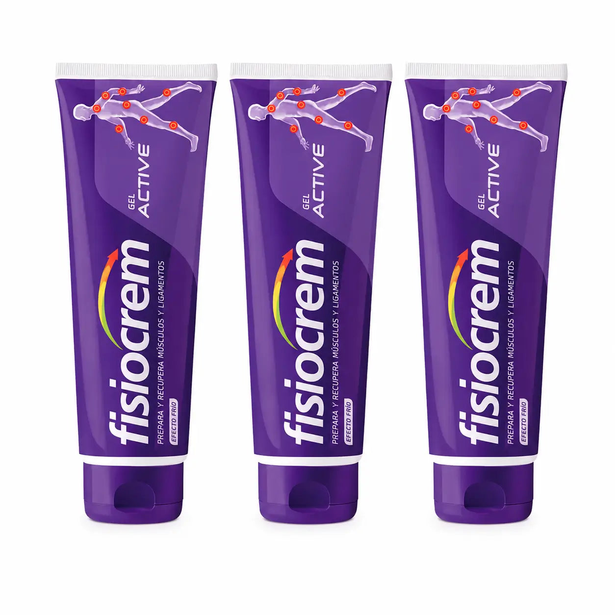 Fisiocrem Gel Active, 200 ml, lot de 3