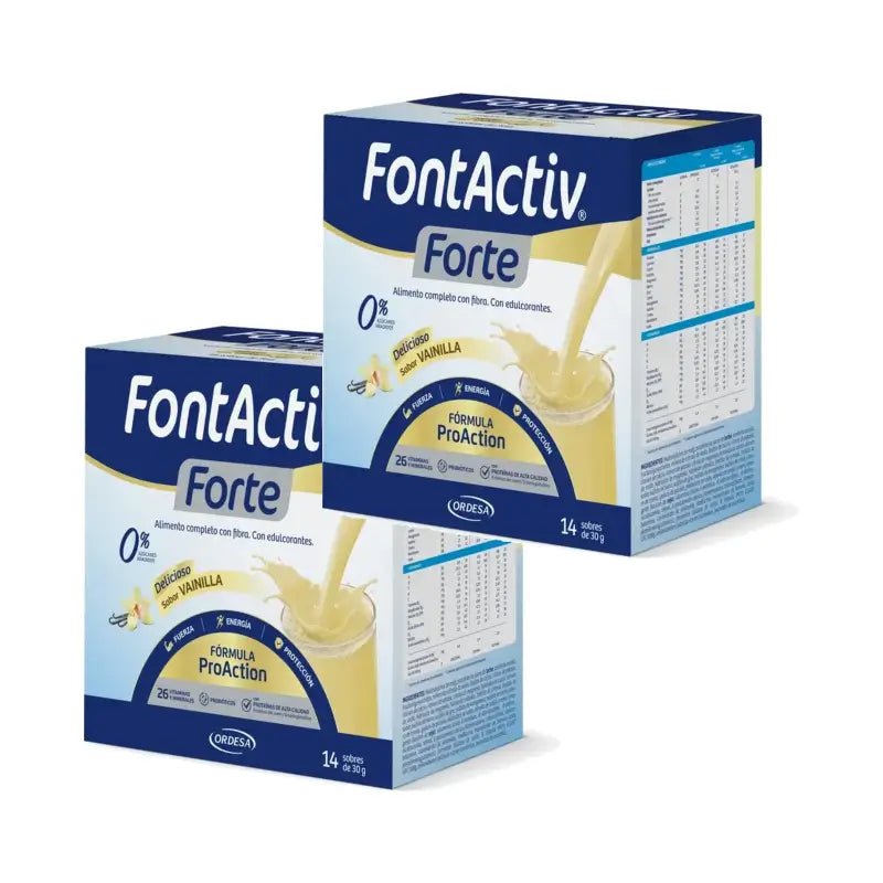 FontActiv Forte Vanille, 28 sachets de 30 g