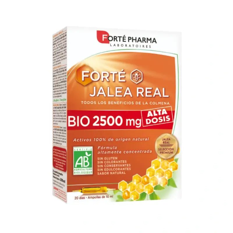 Forte Pharma Forte Pharma Forté Royal Jelly Bio 2500 mg, 20 Amp x 10 ml