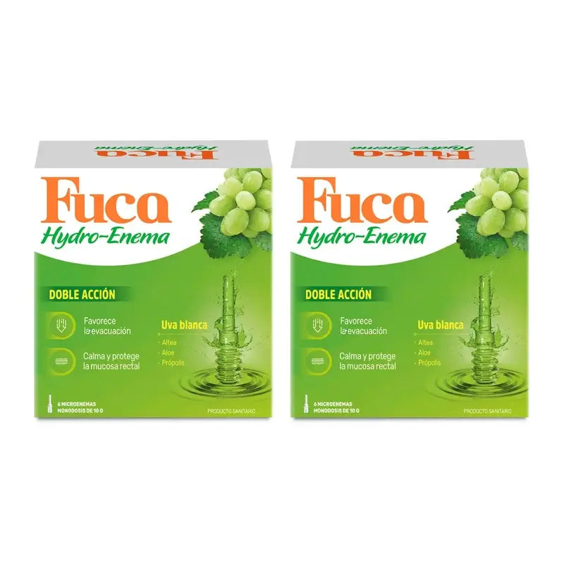 Fuca Hydro-Enema 6X10 Gr, paquet de 2