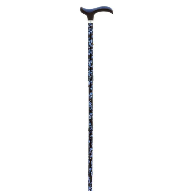 Garcia 1880 Béquille pliante Slim Blue Flowers Foldable Soft Touch Cuff