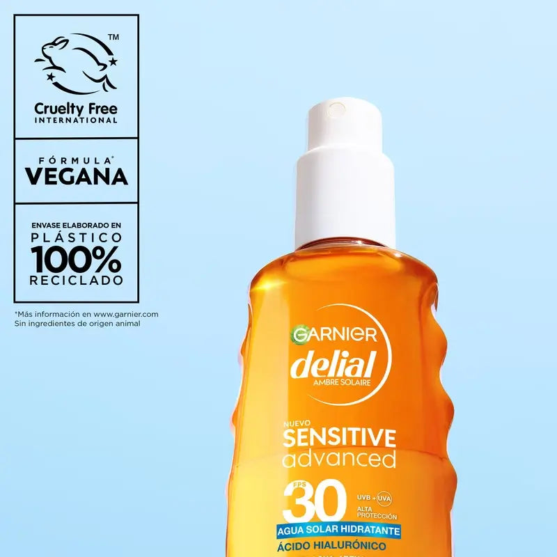 Garnier Delial Delial Sensitive Advanced Moisturising Sun Care Water Spf 30, 150Ml