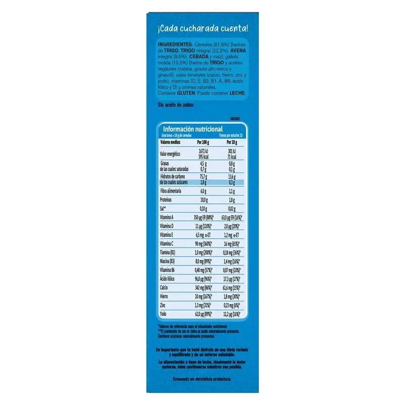 Gerber Multicéréales 0 % biscuit, 270 g