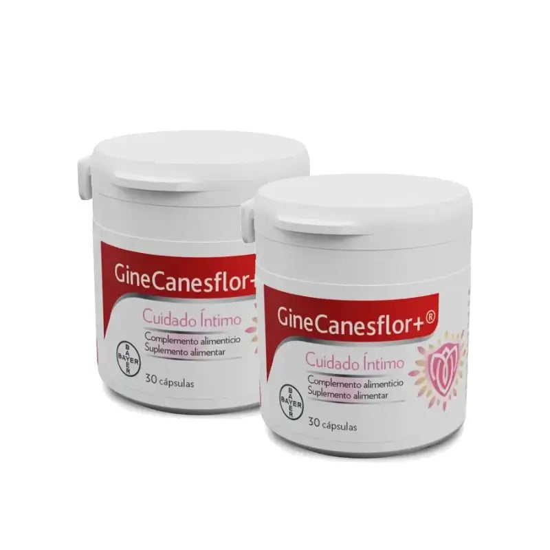 Gine-Canestén Ginecanesflor+, lot de 2 x 30 gélules