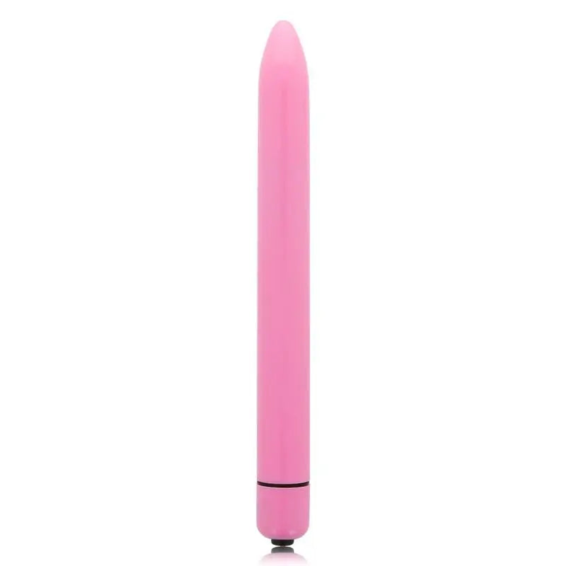 Glossy Slim Vibrator Intense Pink