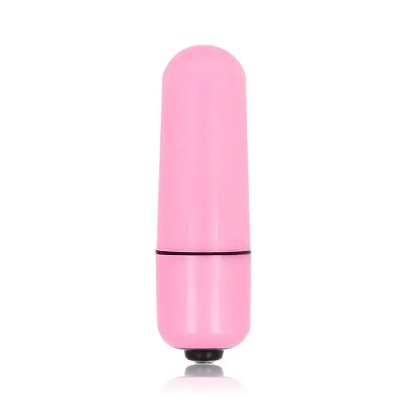 Glossy Small Intense Pink Vibrating Bullet
