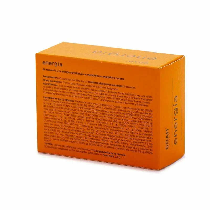 Goah Energy Food Supplement 60 gélules
