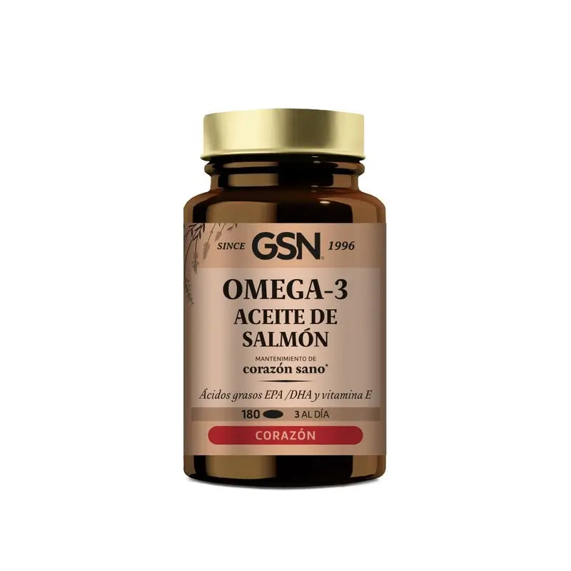 Gsn Saumon+Omega 3+Vit.E 180Pearls 500 Mg.