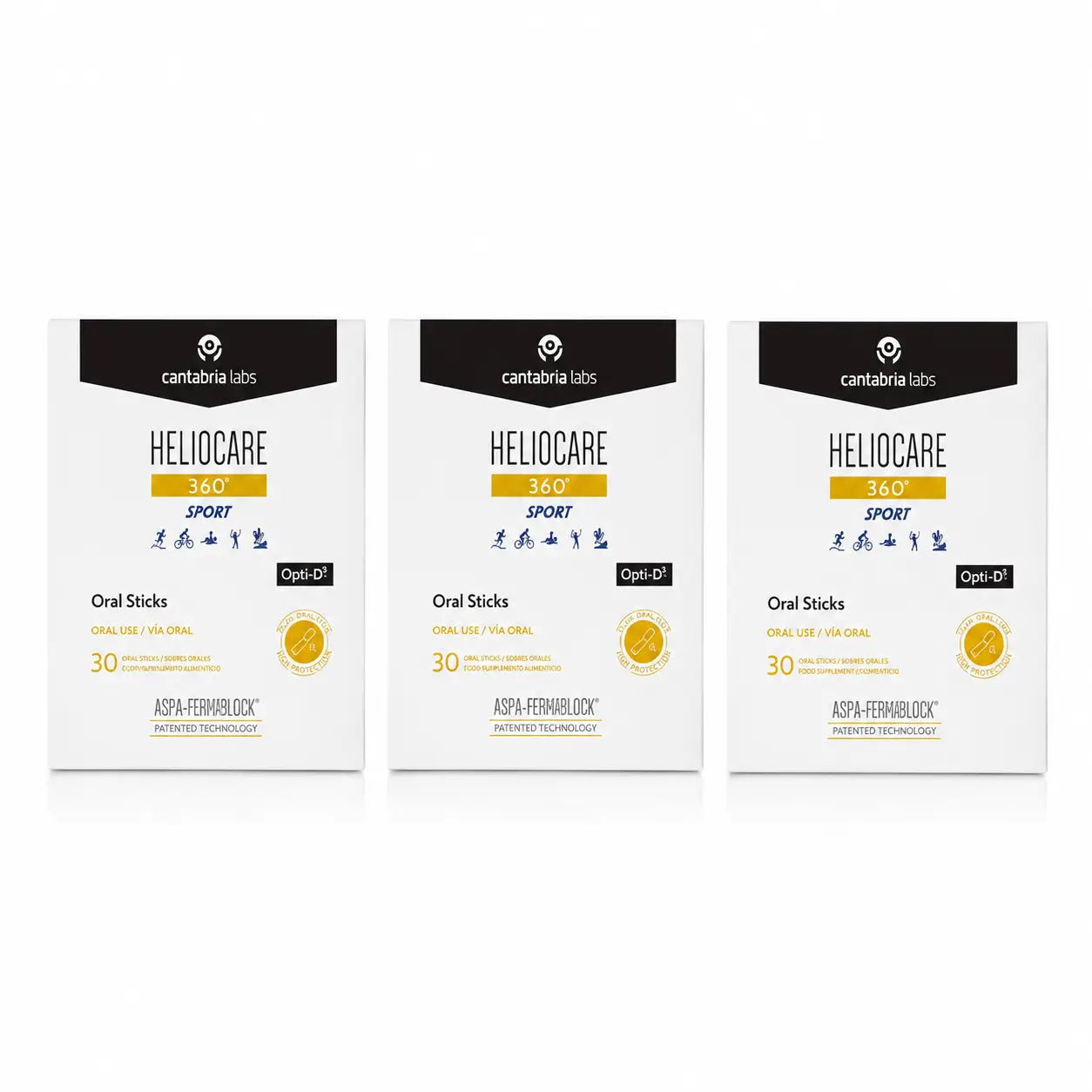 Heliocare 360º Sportsun 30 Sticks pack 3